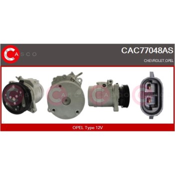 Compresor, aire acondicionado - CASCO CAC77048AS