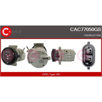 Compresor, aire acondicionado - CASCO CAC77050GS