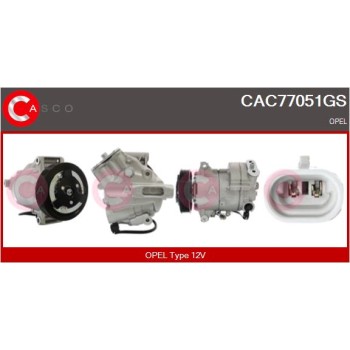 Compresor, aire acondicionado - CASCO CAC77051GS