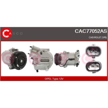 Compresor, aire acondicionado - CASCO CAC77052AS