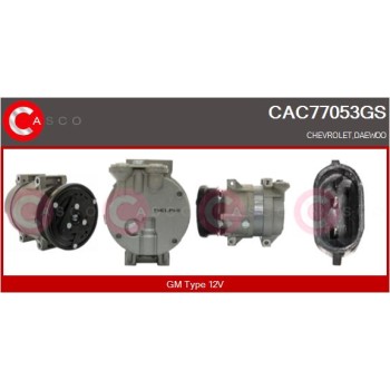Compresor, aire acondicionado - CASCO CAC77053GS