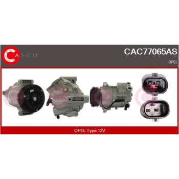 Compresor, aire acondicionado - CASCO CAC77065AS