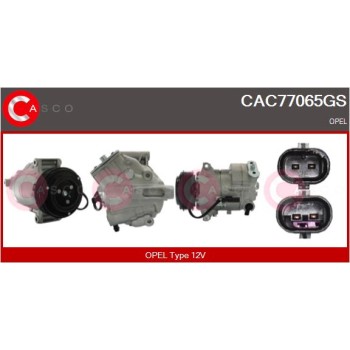 Compresor, aire acondicionado - CASCO CAC77065GS