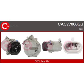 Compresor, aire acondicionado - CASCO CAC77066GS