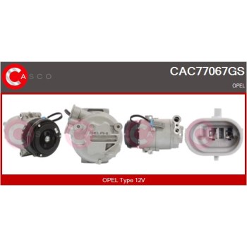 Compresor, aire acondicionado - CASCO CAC77067GS