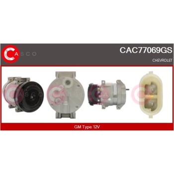 Compresor, aire acondicionado - CASCO CAC77069GS