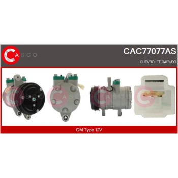 Compresor, aire acondicionado - CASCO CAC77077AS