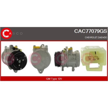 Compresor, aire acondicionado - CASCO CAC77079GS