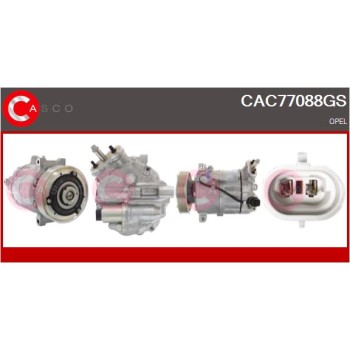 Compresor, aire acondicionado - CASCO CAC77088GS