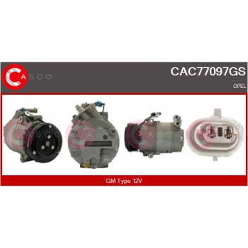Compresor, aire acondicionado - CASCO CAC77097GS