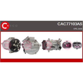 Compresor, aire acondicionado - CASCO CAC77103AS
