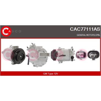 Compresor, aire acondicionado - CASCO CAC77111AS
