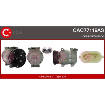 Compresor, aire acondicionado - CASCO CAC77119AS