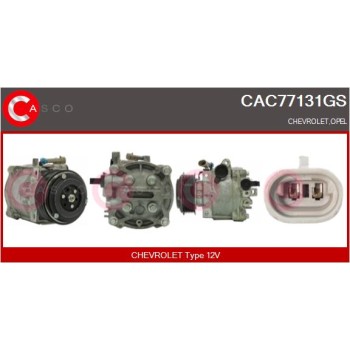 Compresor, aire acondicionado - CASCO CAC77131GS