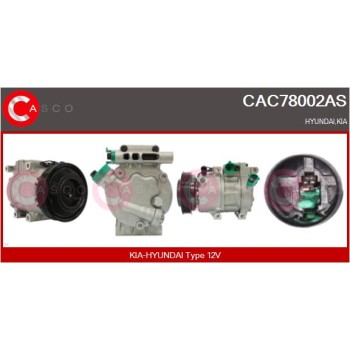 Compresor, aire acondicionado - CASCO CAC78002AS