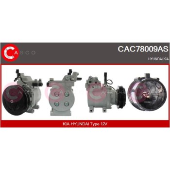 Compresor, aire acondicionado - CASCO CAC78009AS