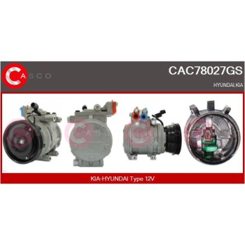 Compresor, aire acondicionado - CASCO CAC78027GS