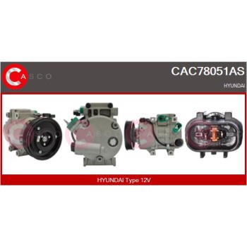 Compresor, aire acondicionado - CASCO CAC78051AS