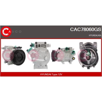 Compresor, aire acondicionado - CASCO CAC78060GS