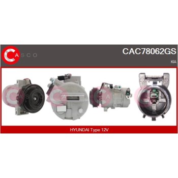 Compresor, aire acondicionado - CASCO CAC78062GS