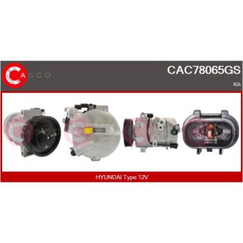 Compresor, aire acondicionado - CASCO CAC78065GS