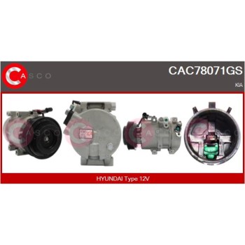 Compresor, aire acondicionado - CASCO CAC78071GS