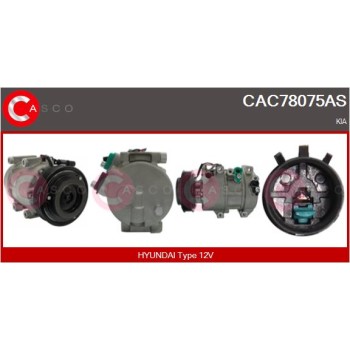 Compresor, aire acondicionado - CASCO CAC78075AS