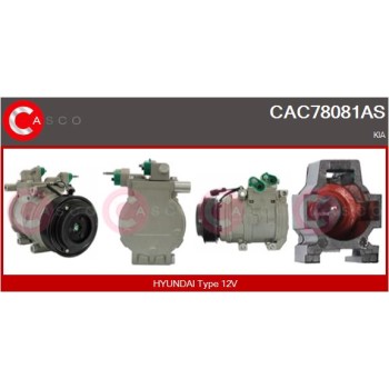 Compresor, aire acondicionado - CASCO CAC78081AS