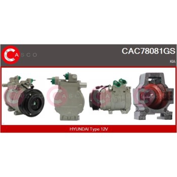 Compresor, aire acondicionado - CASCO CAC78081GS