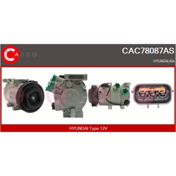 Compresor, aire acondicionado - CASCO CAC78087AS