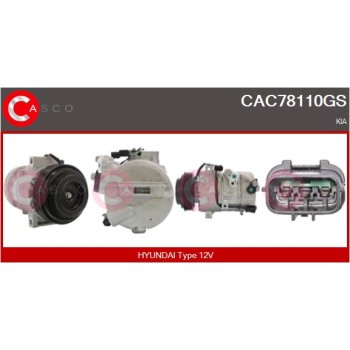 Compresor, aire acondicionado - CASCO CAC78110GS