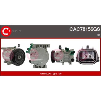 Compresor, aire acondicionado - CASCO CAC78156GS