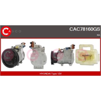Compresor, aire acondicionado - CASCO CAC78160GS