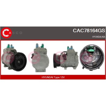 Compresor, aire acondicionado - CASCO CAC78164GS