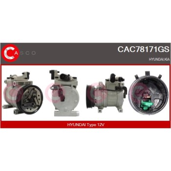 Compresor, aire acondicionado - CASCO CAC78171GS