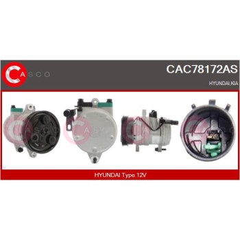 Compresor, aire acondicionado - CASCO CAC78172AS