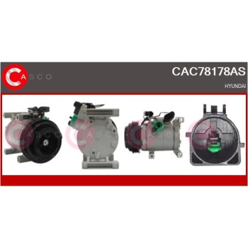 Compresor, aire acondicionado - CASCO CAC78178AS
