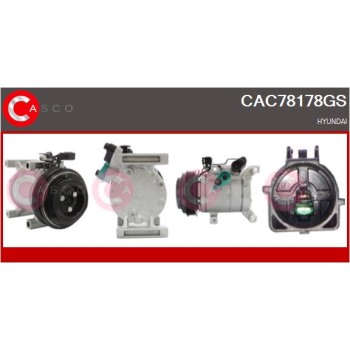Compresor, aire acondicionado - CASCO CAC78178GS