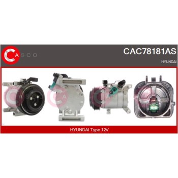 Compresor, aire acondicionado - CASCO CAC78181AS