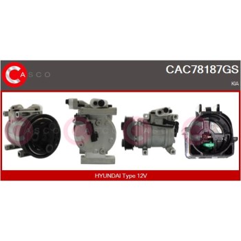 Compresor, aire acondicionado - CASCO CAC78187GS
