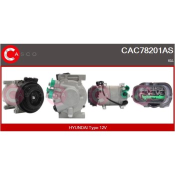 Compresor, aire acondicionado - CASCO CAC78201AS