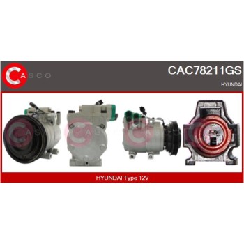 Compresor, aire acondicionado - CASCO CAC78211GS