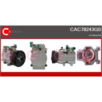 Compresor, aire acondicionado - CASCO CAC78243GS