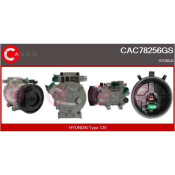 Compresor, aire acondicionado - CASCO CAC78256GS