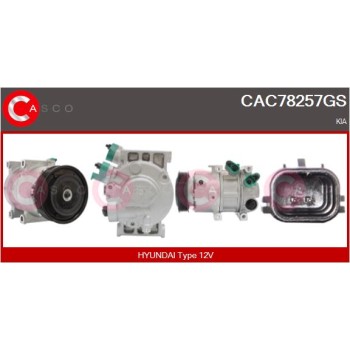 Compresor, aire acondicionado - CASCO CAC78257GS