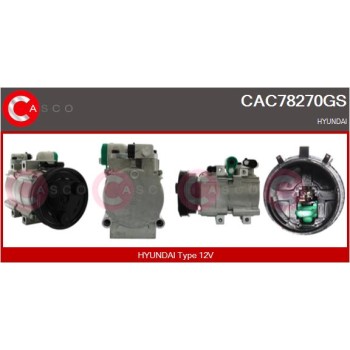 Compresor, aire acondicionado - CASCO CAC78270GS