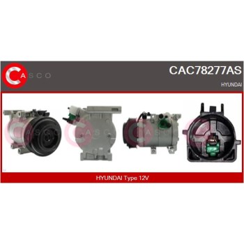 Compresor, aire acondicionado - CASCO CAC78277AS