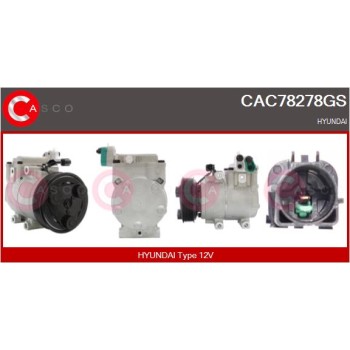 Compresor, aire acondicionado - CASCO CAC78278GS