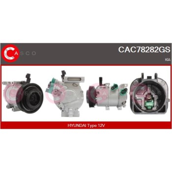 Compresor, aire acondicionado - CASCO CAC78282GS