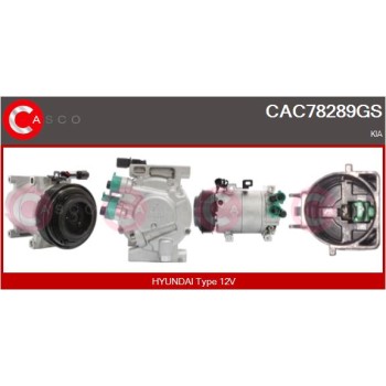 Compresor, aire acondicionado - CASCO CAC78289GS